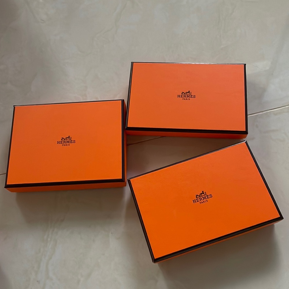 3 hermes small boxes